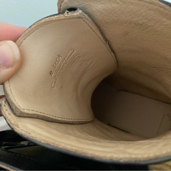 Victorian style leather boots - size 8 - Picture 3 of 7